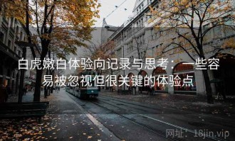 白虎嫩白体验向记录与思考：一些容易被忽视但很关键的体验点