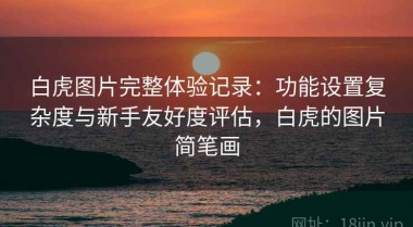 白虎图片完整体验记录：功能设置复杂度与新手友好度评估，白虎的图片简笔画