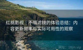 红桃影视｜不带滤镜的体验总结：内容更新频率与实际可用性的观察