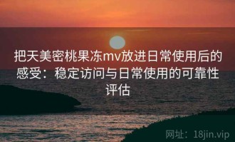 把天美密桃果冻mv放进日常使用后的感受：稳定访问与日常使用的可靠性评估