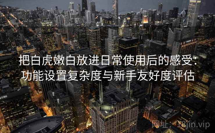 把白虎嫩白放进日常使用后的感受：功能设置复杂度与新手友好度评估