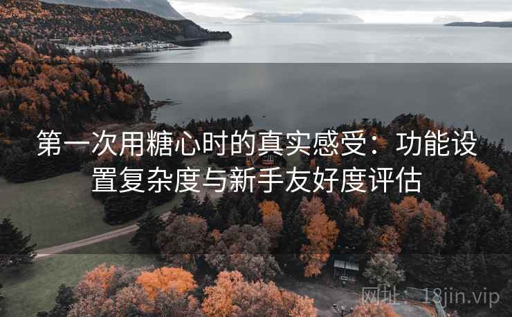 第一次用糖心时的真实感受:功能设置复杂度与新手友好度评估 第一次用糖心时的真实感受:功能设置复杂度与新手友好度评估